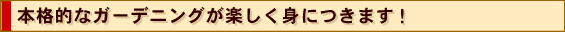 �{�i�I�ȃK�[�f�j���O���y�����g�ɂ��܂��I